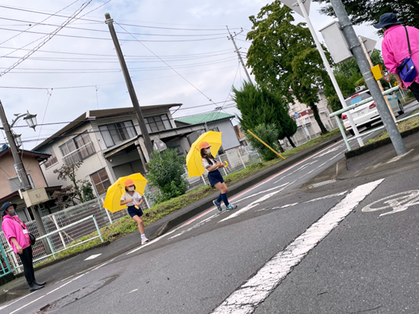 令和3年 年長リスクラブ雨の日の交通安全　