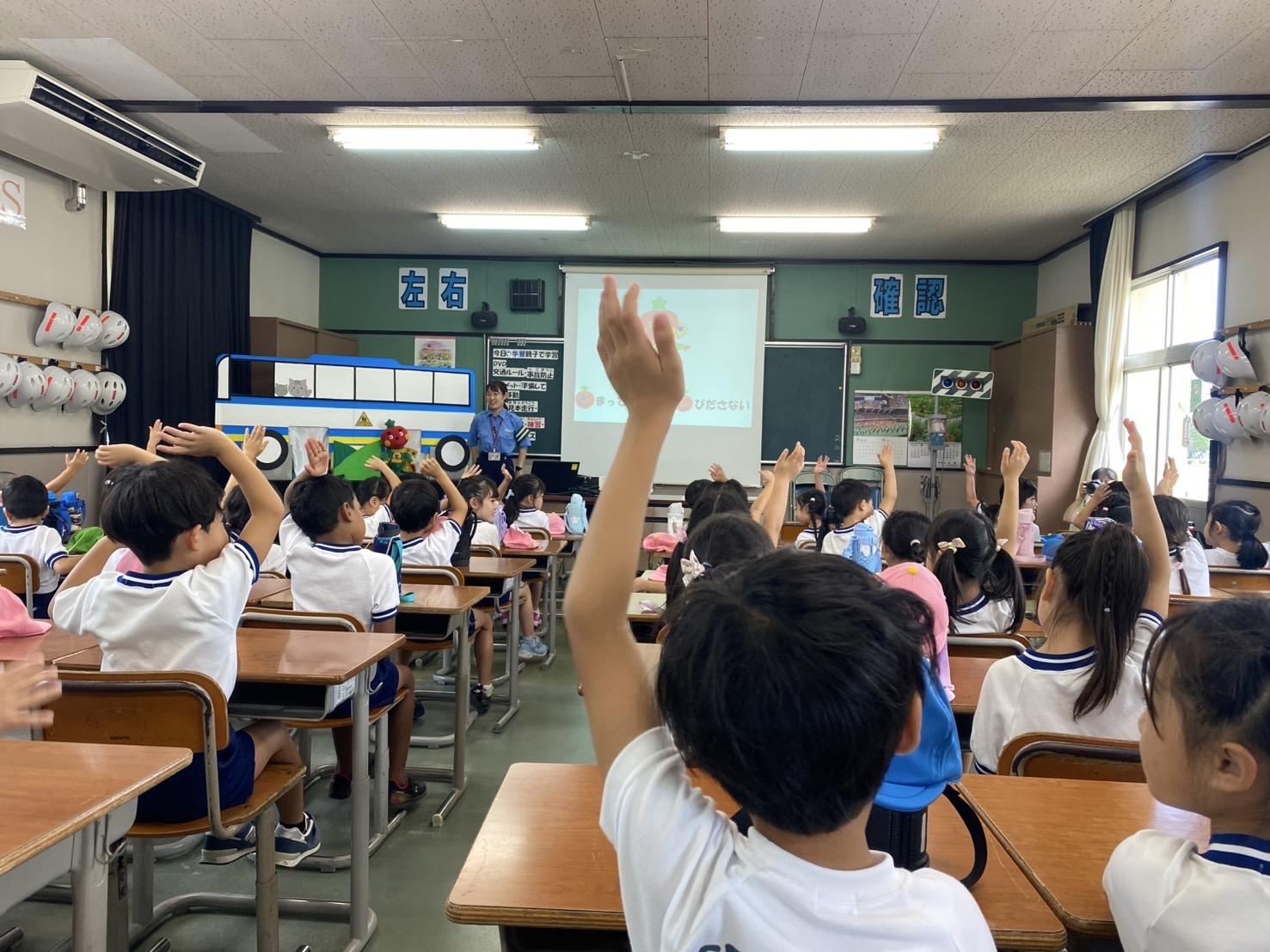 9月8日（月）高崎交通公園にて、年長リスクラブが行われました。