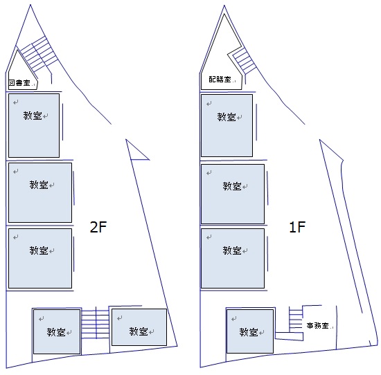 園舎内略図