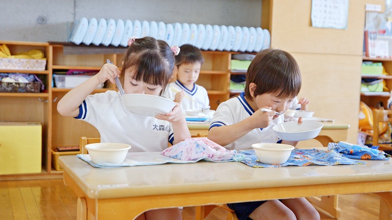 幼稚園の一日